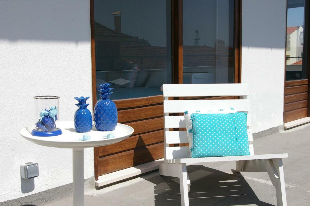 Blue Apartment Parede Beach House Dış mekan fotoğraf